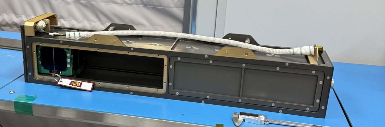 The Coconut CubeSat in its deployer